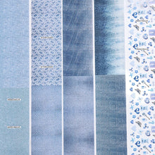Load image into Gallery viewer, 10pcs Retro Weathering Denim Nail Foil Transfer
