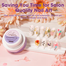 Load image into Gallery viewer, 3D Sculpting Gel Nail Kit 30g Pearl White
