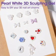 Load image into Gallery viewer, 3D Sculpting Gel Nail Kit 30g Pearl White
