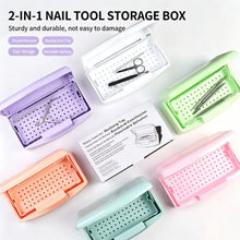 Load image into Gallery viewer, Nail tool storage box, indoor sterilization box
