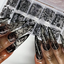 Load image into Gallery viewer, 10  Lace Nail Foils
