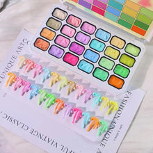 Load image into Gallery viewer, 24 Neon Gel Nail Art Patting Gel
