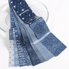 Load image into Gallery viewer, 10pcs Retro Weathering Denim Nail Foil Transfer
