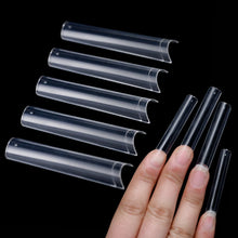 Load image into Gallery viewer, 240PCS/Box NO C CURVE Clear Nail Tips
