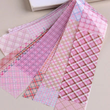 Load image into Gallery viewer, Pink Checkered Nail Transfer Paper
