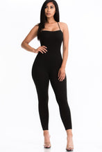 Load image into Gallery viewer, Criss-cross Open Back Bodycon Jumpsuit
