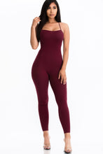 Load image into Gallery viewer, Criss-cross Open Back Bodycon Jumpsuit
